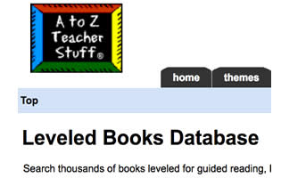 Leveled Book Database